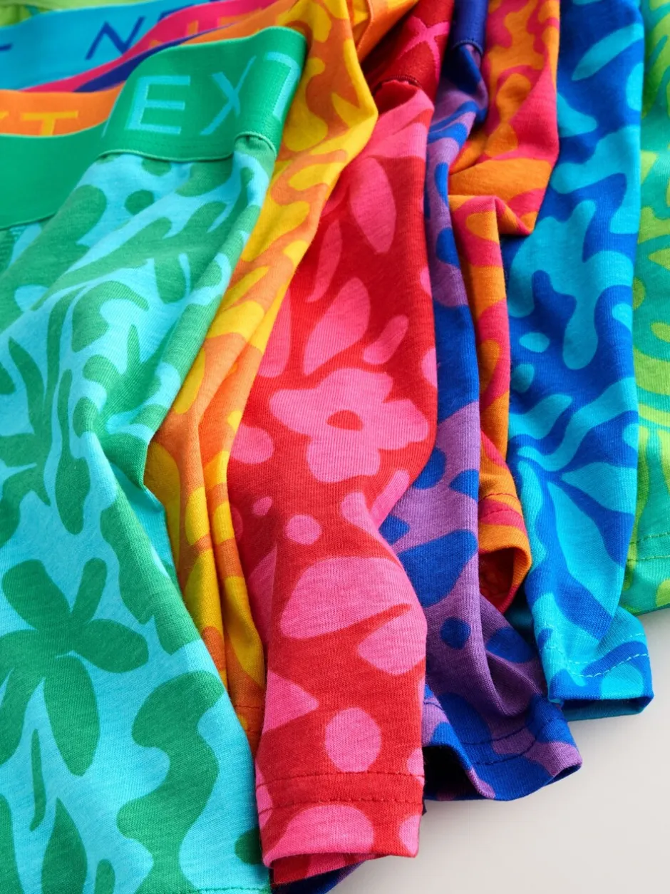 Ondergoed|Ondergoed|Next - 8 Boxershorts zonder plooi Helder patroon