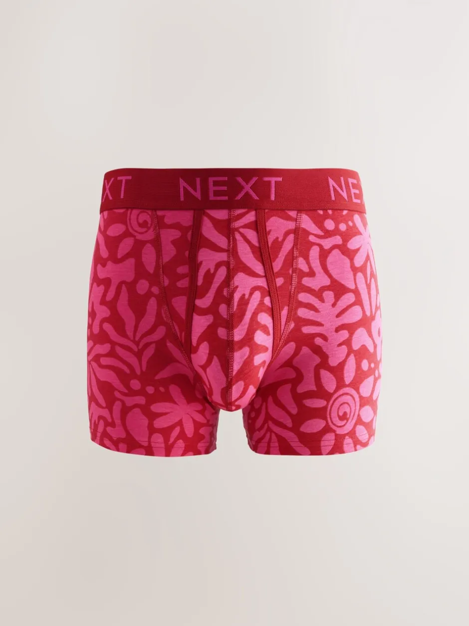 Ondergoed|Ondergoed|Next - 8 Boxershorts zonder plooi Helder patroon