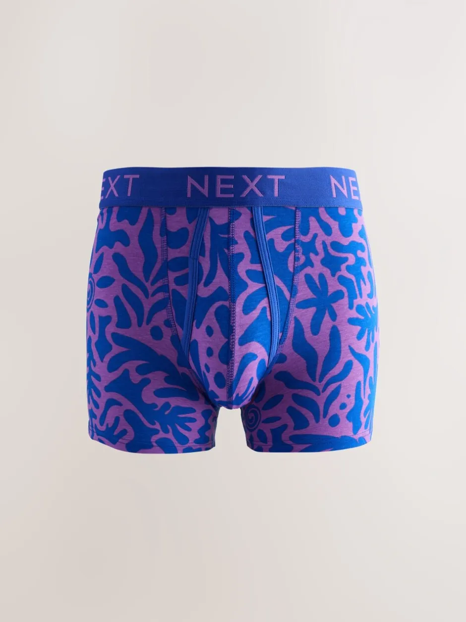 Ondergoed|Ondergoed|Next - 8 Boxershorts zonder plooi Helder patroon