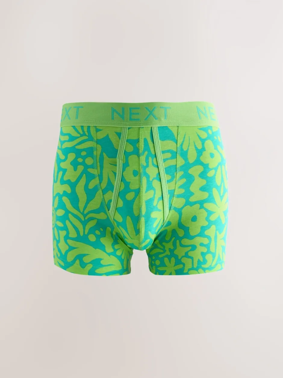 Ondergoed|Ondergoed|Next - 8 Boxershorts zonder plooi Helder patroon