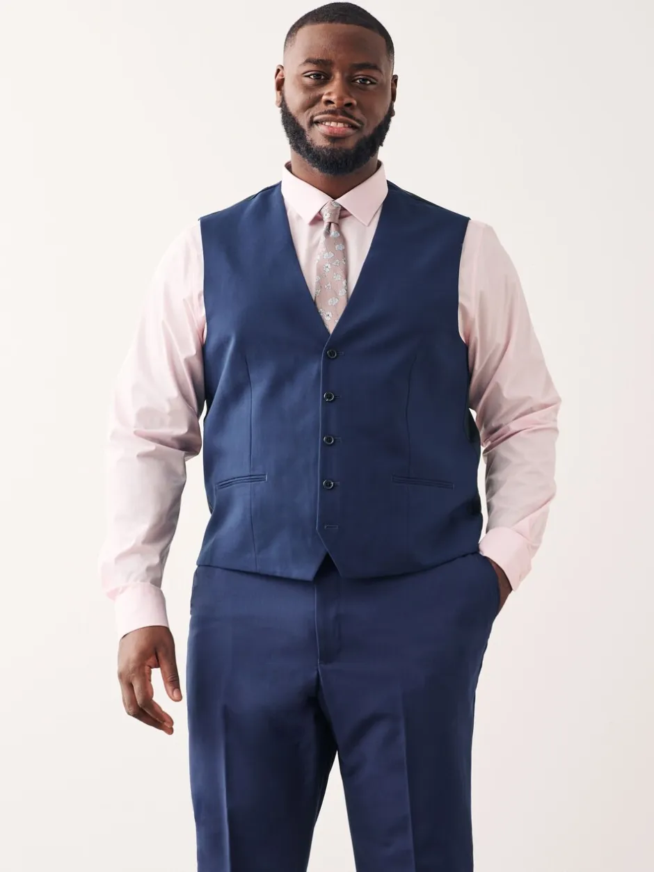 Vesten|Next - Gilet met regular fit Helderblauw