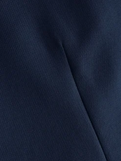 Vesten|Next Helderblauw - Herenvest met textuur
