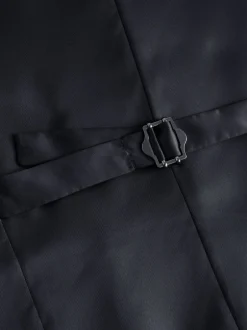 Vesten|Next Helderblauw - Herenvest met textuur