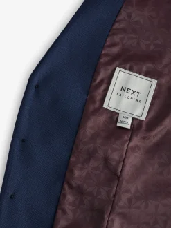Vesten|Next Helderblauw - Herenvest met textuur
