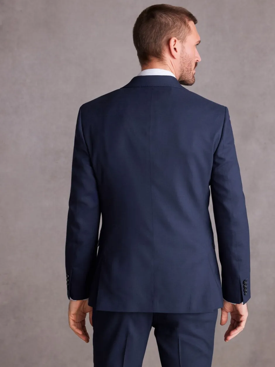 Blazers En Business-Jasjes|Pakken*Next - Signature getextureerd slim-fit kostuumjasje van Italiaanse Tollegno-wol Helderblauw