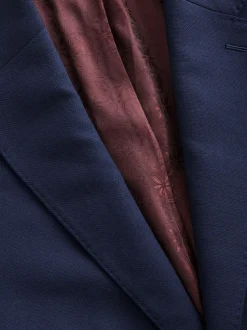 Blazers En Business-Jasjes|Pakken*Next - Signature getextureerd slim-fit kostuumjasje van Italiaanse Tollegno-wol Helderblauw