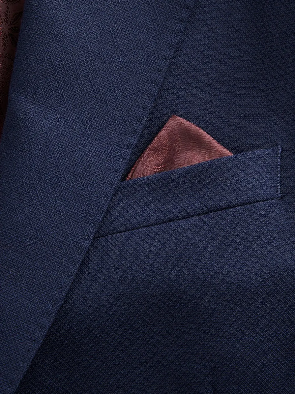 Blazers En Business-Jasjes|Pakken*Next - Signature getextureerd slim-fit kostuumjasje van Italiaanse Tollegno-wol Helderblauw