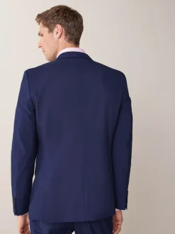 Blazers En Business-Jasjes|Pakken|Next - Slim Fit - Kostuum met twee knopen: colbert Helderblauw