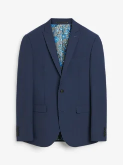 Blazers En Business-Jasjes|Pakken|Next - Slim Fit - Kostuum met twee knopen: colbert Helderblauw