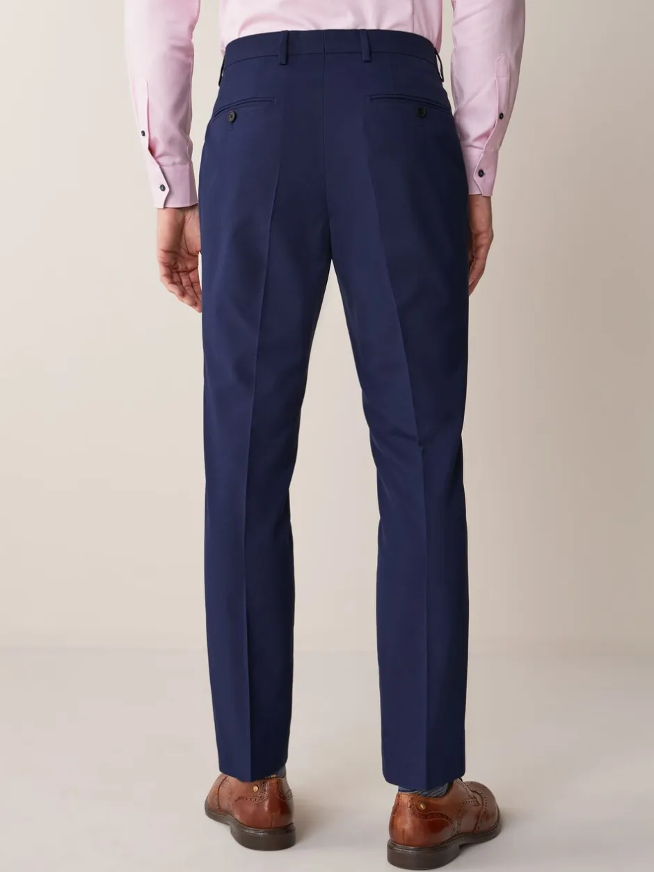 Blazers En Business-Jasjes|Pakken*Next - Strakke Pasvorm - Kostuum met twee knopen: colbert Helderblauw