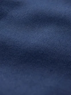 Pakken|Next - Strakke Pasvorm - Kostuum met textuur: colbert Helderblauw