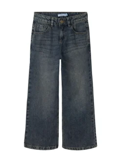 Jeans*Name It Hemelsblauw - jeans met wijde pijpen