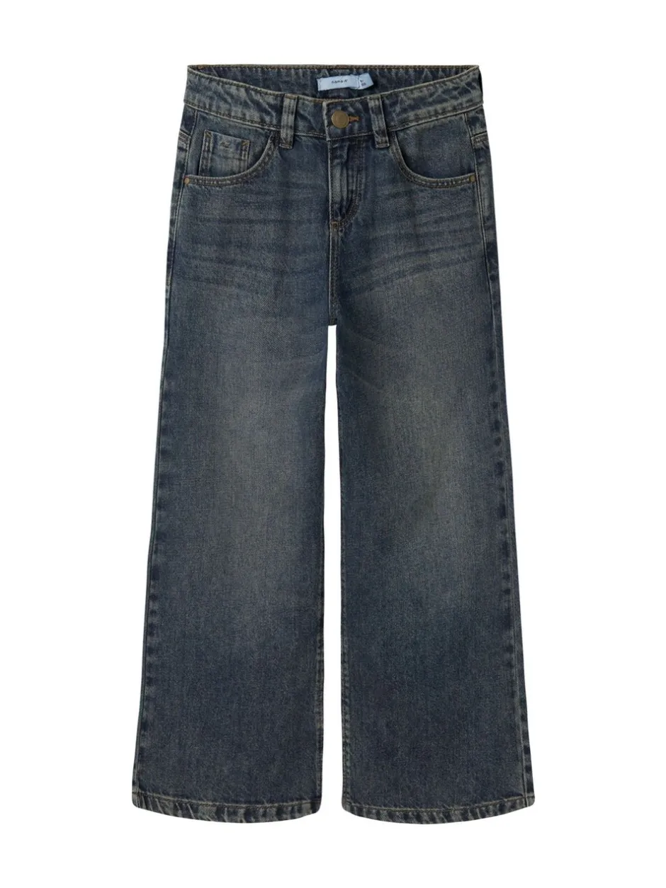 Jeans*Name It Hemelsblauw - jeans met wijde pijpen