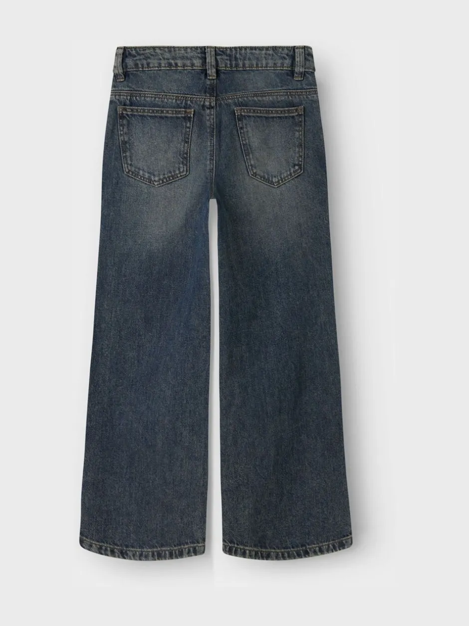 Jeans*Name It Hemelsblauw - jeans met wijde pijpen