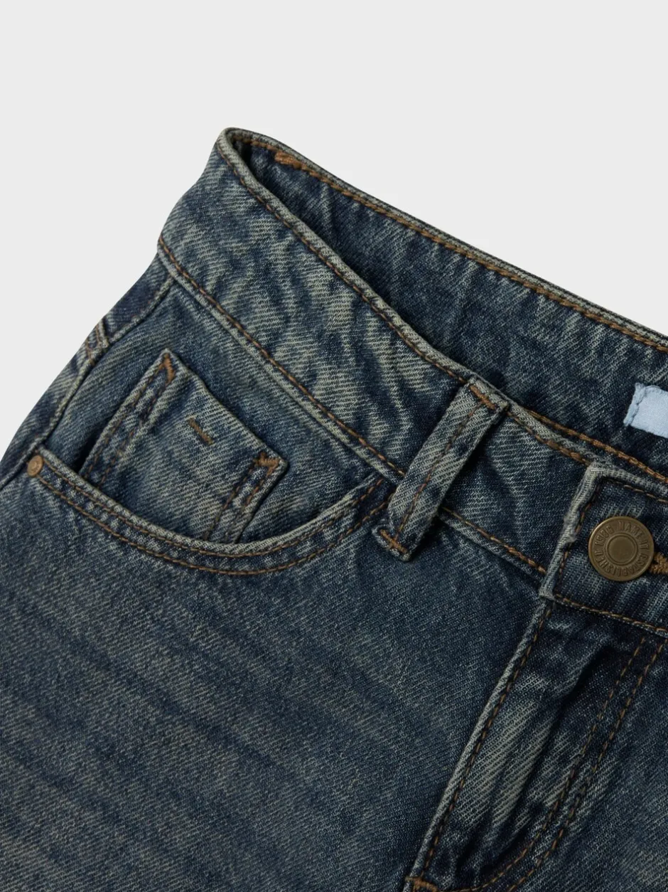 Jeans*Name It Hemelsblauw - jeans met wijde pijpen