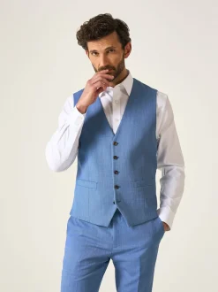 Vesten|Skopes - Redding tailored fit gilet Hemelsblauw