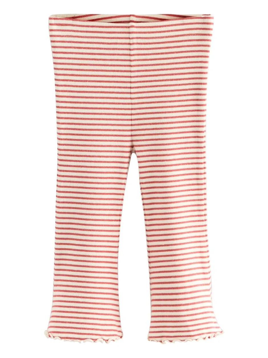 Broeken En Leggings|Next - Set van 5 flared leggings (3mnd-7jr) Herfstoranje
