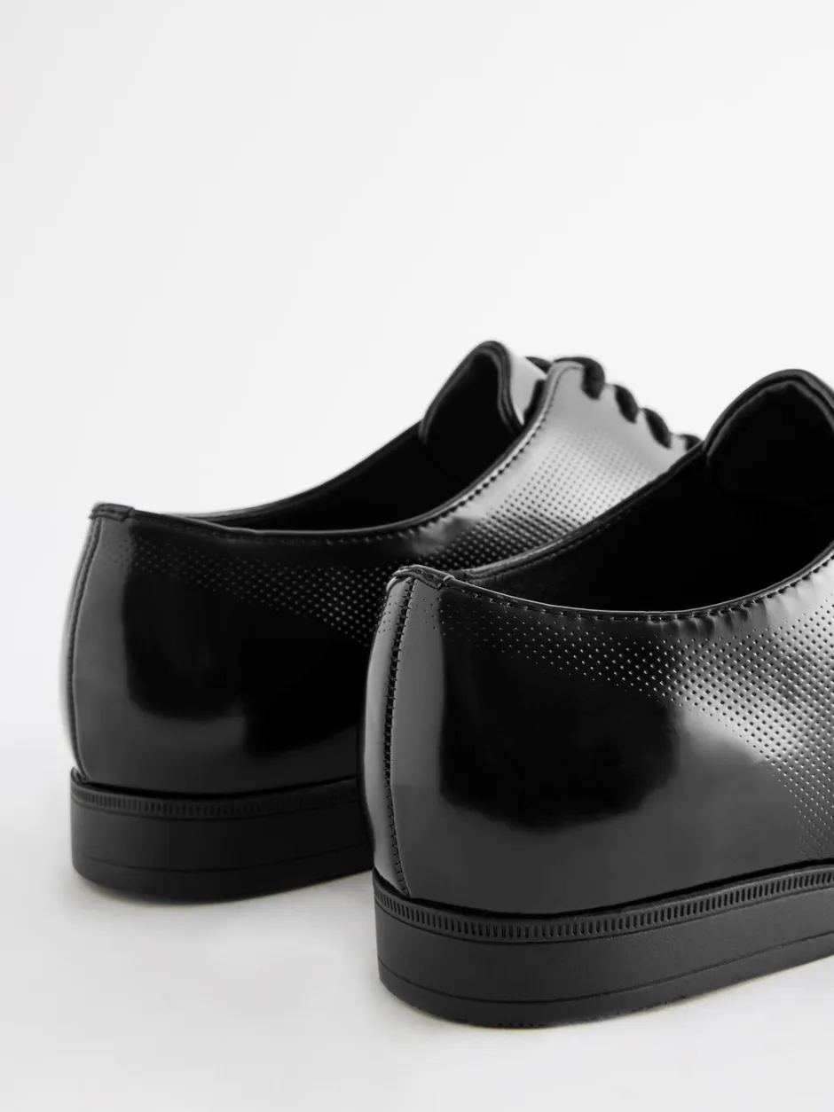 Schoenen|Formele Schoenen|Next Hoogglans zwart - Derbyschoenen met veter