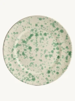Eetservies En Pastaschalen|Hot Pottery 12 Piece Splatter Signature Dinner Set Pistachio