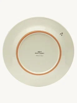 Eetservies En Pastaschalen*Hot Pottery 12 Piece Splatter Signature Dinner Set Cranberry