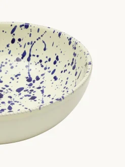 Eetservies En Pastaschalen|Hot Pottery Set of 4 Splatter Pasta Bowls Bosbessen