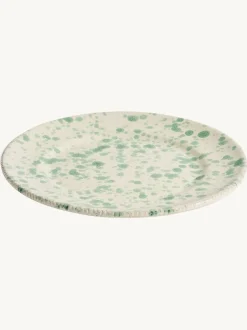 Eetservies En Pastaschalen|Hot Pottery Set of 4 Splatter Side Plates Pistachio