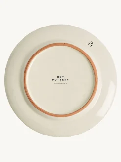 Eetservies En Pastaschalen|Hot Pottery Set of 4 Splatter Side Plates Pistachio