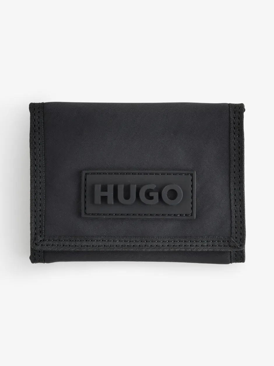 Portemonnees|HUGO Logo Velcro Wallet