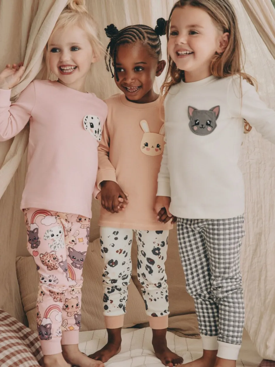 Multipacks|Nachtkleding En Pyjama's*Next - Verpakking van 3 knusse pyjama's (9 mnd-10 jr) Huisdierprint