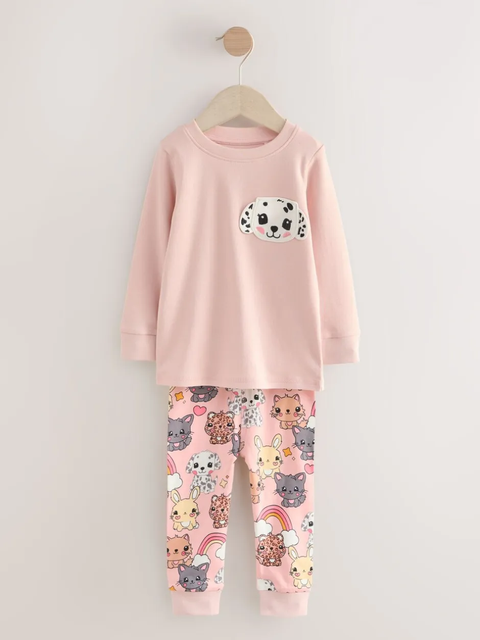 Multipacks|Nachtkleding En Pyjama's*Next - Verpakking van 3 knusse pyjama's (9 mnd-10 jr) Huisdierprint