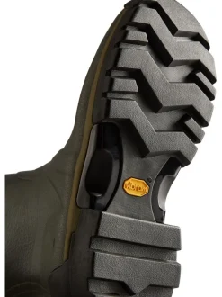 Laarzen*Hunter Mens Green Balmoral Tall Side Adjustable Neoprene Lined Techsole Wellies