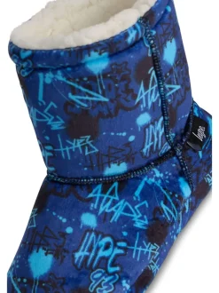 Pantoffels|Hype . Blue Arcenza Slippers