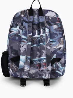 Tassen*Hype . Kids Grey Mech Sharks Iconic Backpack