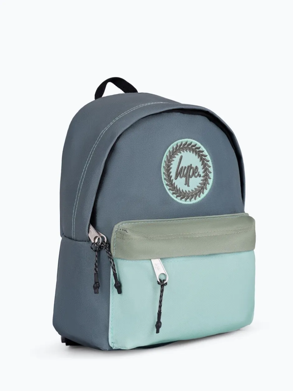 Tassen|Hype Unisex Green Colour Mini Iconic Backpack