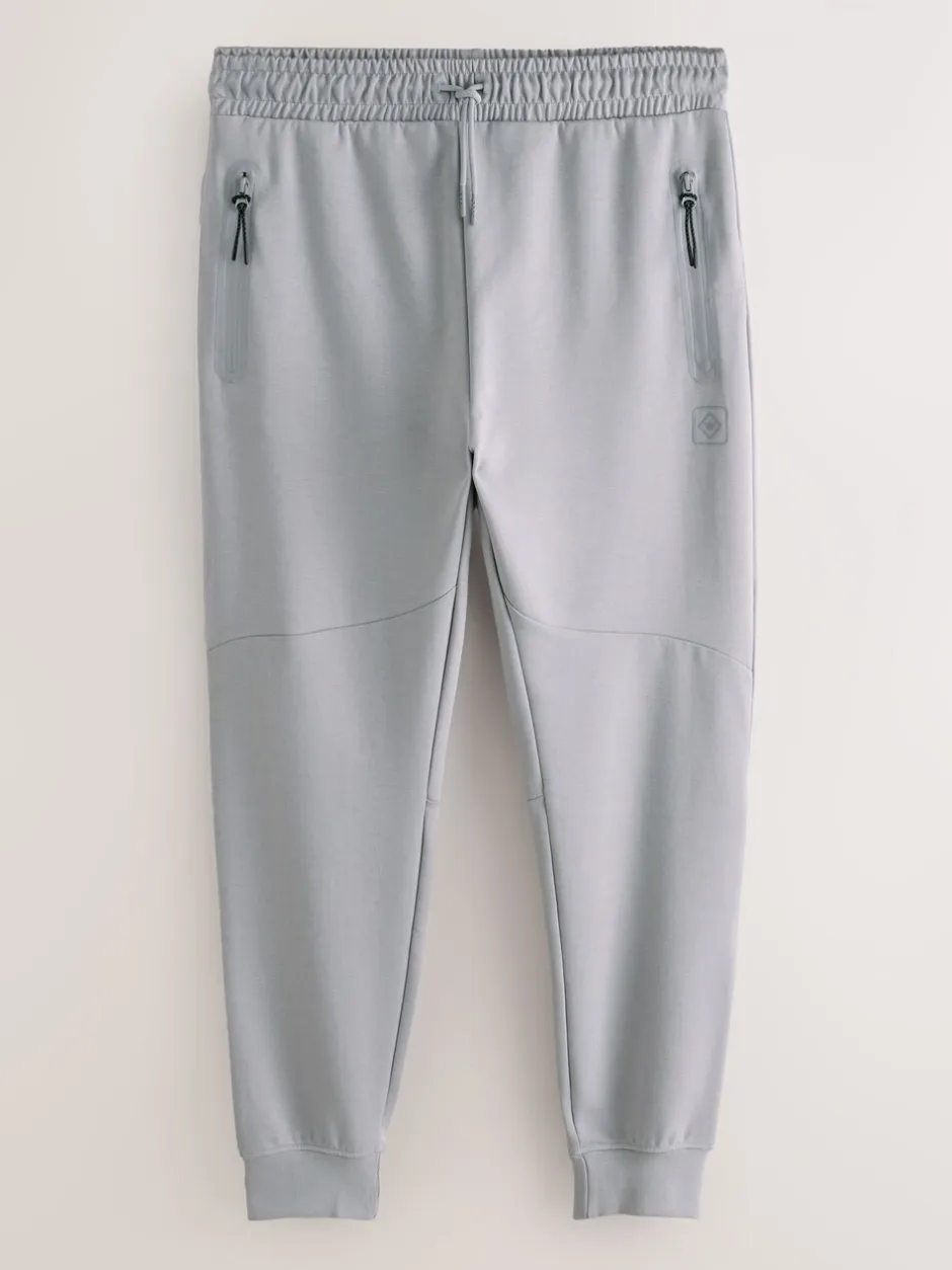 Joggingbroeken*Next - Interlock Soft Touch Cuffed Joggers Ice grey