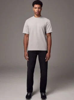 T-Shirts En Hemden|Next Ice grey - Relaxed fit - Zwaar T-shirt