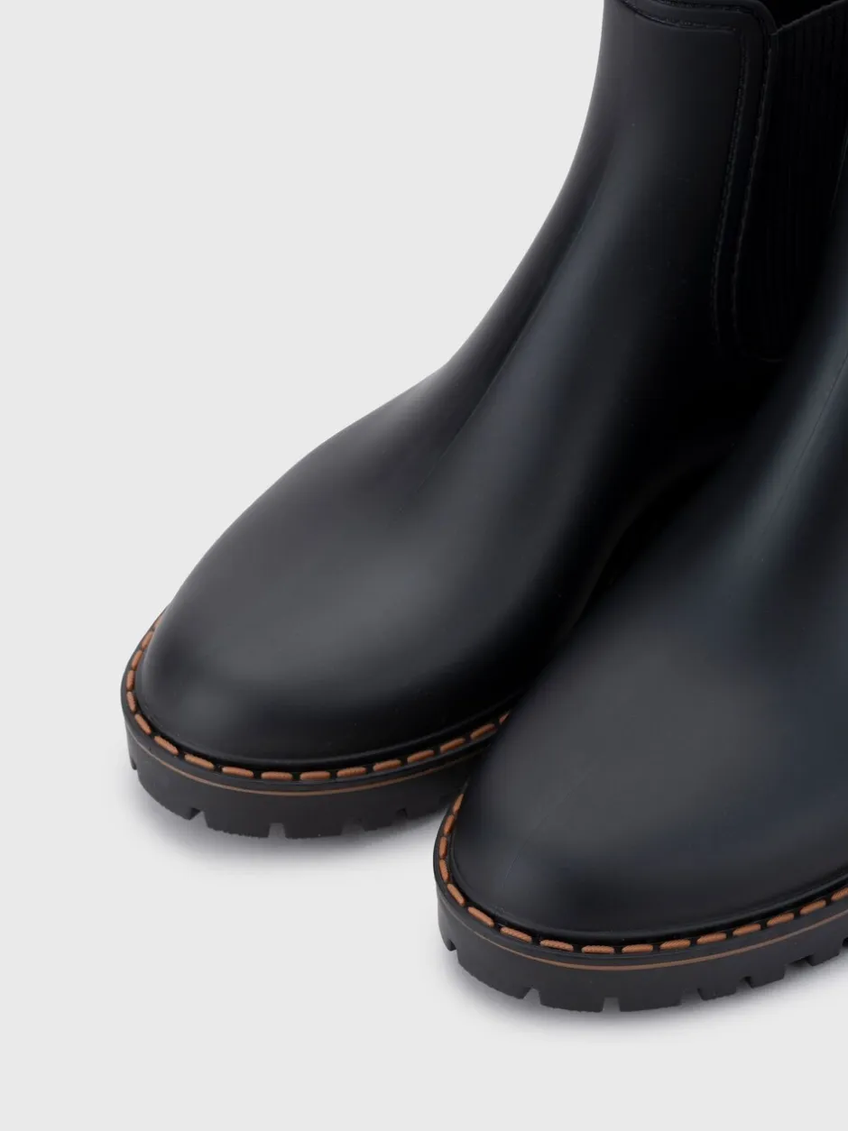 Laarzen|Igor Trak Tri Black Ankle Wellies