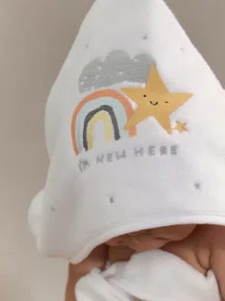 Handdoeken En Badmatten*Next I'm New Here 100% katoenen babyhanddoek met capuchon