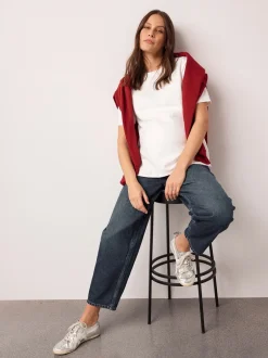 Jeans|Moederschap|Next - Maternity Barrel Denim Jeans Indigo