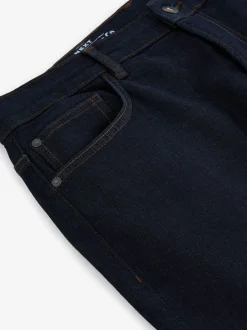 Jeans*Next Indigo blauwe wassing - Klassieke stretchjeans met standaard taps toelopende pasvorm