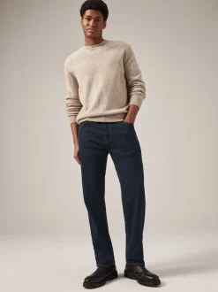 Jeans*Next Indigo blauwe wassing - Rechte, klassieke jeans met stretch