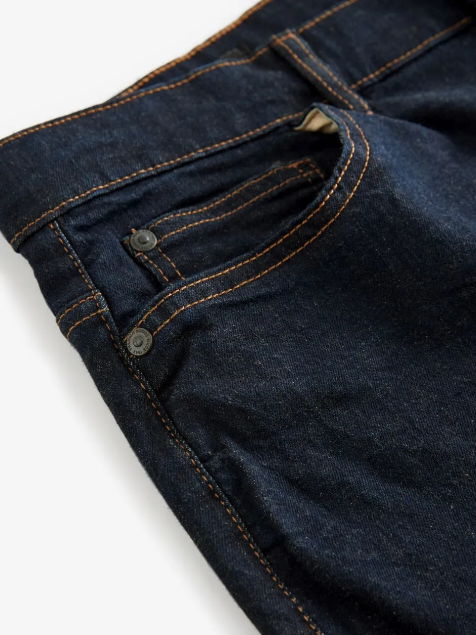Jeans*Next Indigo blauwe wassing - Rechte, klassieke jeans met stretch