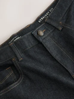 Jeans*Next - Signature Brushed Cosy Check Denim Jeans Indigo blauwe wassing
