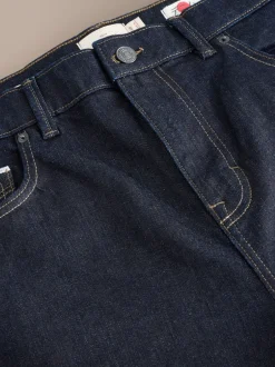 Jeans|Next - Standaard toelopende pasvorm - Signature Selvedge Denim Jeans Indigo blauwe wassing