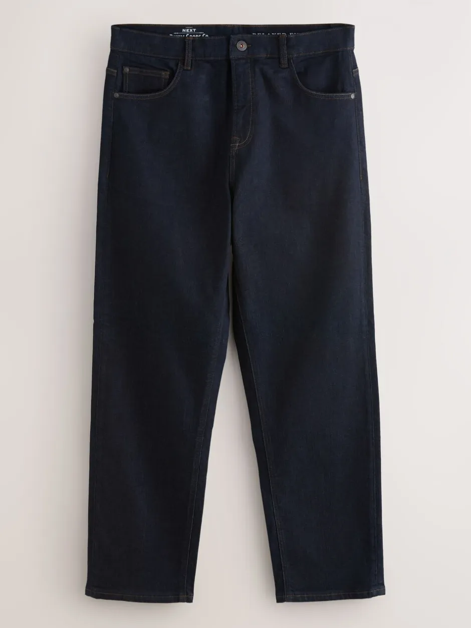Jeans*Next Indigo wassing - Klassieke stretchy Jeans met relaxed fit