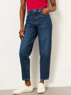 Jeans|Fat Face - FatFace Taper Leg Jean Indigoblauw