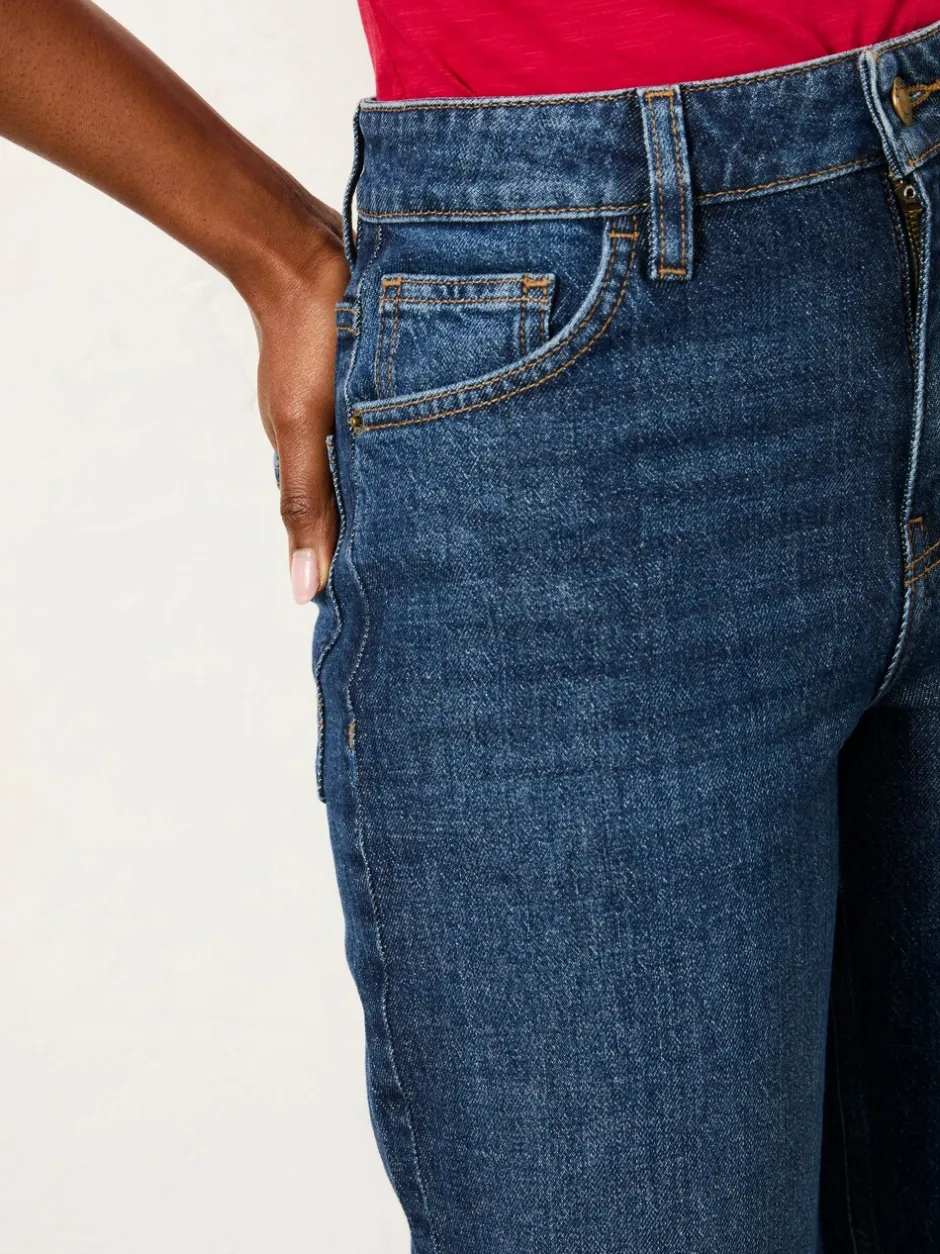 Jeans|Fat Face - FatFace Taper Leg Jean Indigoblauw