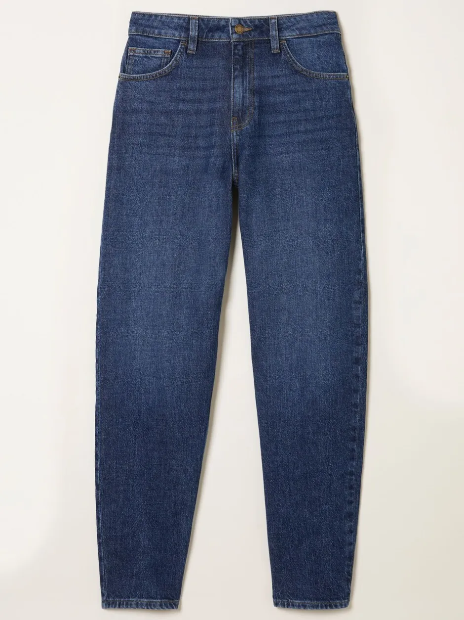 Jeans|Fat Face - FatFace Taper Leg Jean Indigoblauw