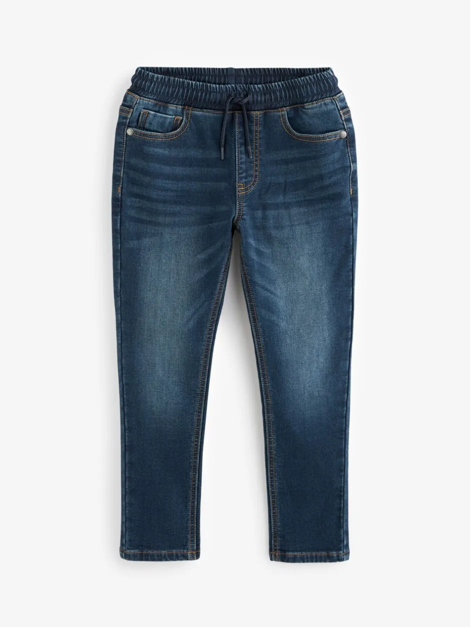 Jeans*Next - Jeans met stretch en elastische taille (3-16 jr) Indigoblauw