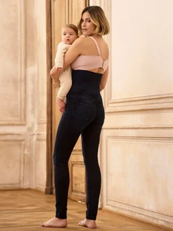 Jeans|Gelegenheidskleding*Seraphine - Premium Organic Post Maternity Skinny Jeans Indigoblauw